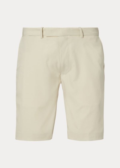 Pantalones Cortos Ralph Lauren Hombre Beige - Classic Fit Stretch - XHWJU4068